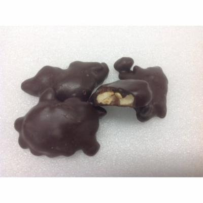 Asher's Cashew Caramel Pattie Dark Chocolate Candy 1 pound
