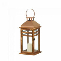 CONTEMPORARY ROSE GOLD TOP LANTERN