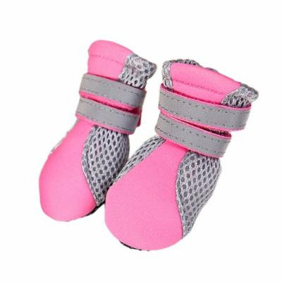 Pure Rubber Soft Sole Walking Running Dog Shoes for Small Pet Dog Puppy Cat,Pink