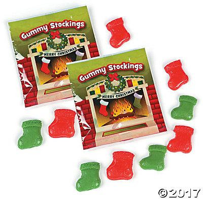 Stockings Gummy Candy Fun Packs Pack of 2