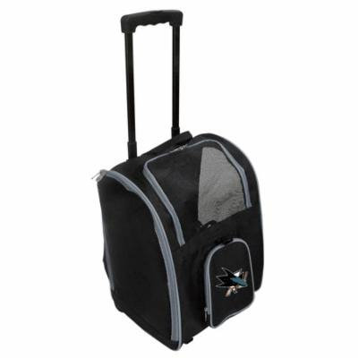 NHL San Jose Sharks Premium Pet Carrier with Wheels