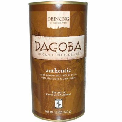 Dagoba Organic Chocolate, Drinking Chocolate, Authentic, 12 oz (pack of 4)