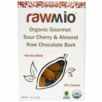 Rawmio, Organic Gourmet Sour Cherry and Almond Raw Chocolate Bark, 1.76 oz(pack of 6)