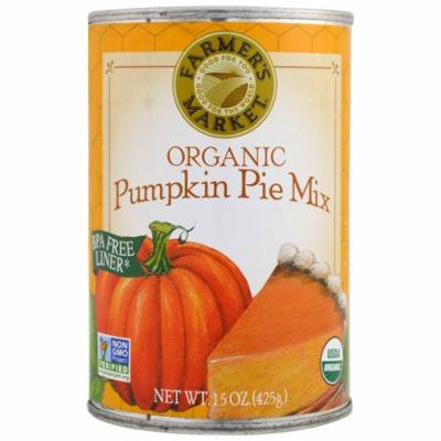 Farmer's Market Foods, Organic Pumpkin Pie Mix, 15 oz(pack of 2)