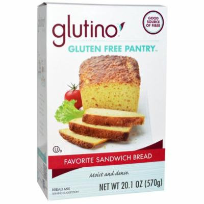 Gluten-Free Pantry, Glutino, Favorite Sandwich Bread Mix, 20.1 oz (pack of 3)