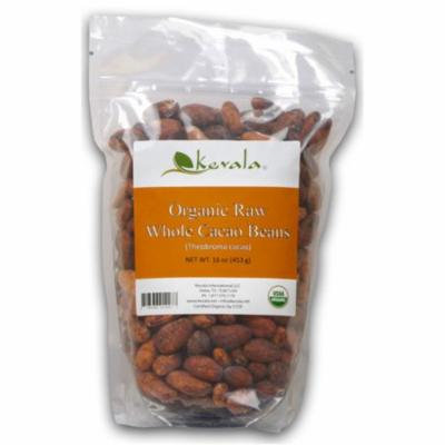 Kevala, Organic Raw Whole Cacao Beans, 16 oz(pack of 1)