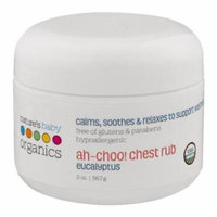 Nature's Baby Organics Organic Ah-Choo! Chest Rub, Eucalyptus, 2-Ounce Jar