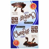 HealthSmart Foods, Inc., ChocoRite Protein Bars, Cookies & Cream, 16 Bars - 1.2 oz (34 g) Each(pack of 1)
