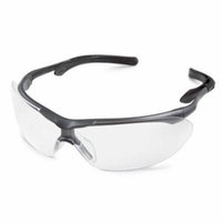 35Gy80 Clear with Gray/Blk Fr. Flight Safety Glasses, Gateway Safety, EACH, PR,