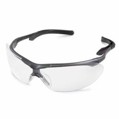 35Gy80 Clear with Gray/Blk Fr. Flight Safety Glasses, Gateway Safety, EACH, PR,