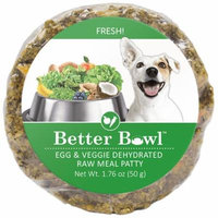 Better Bowl Egg & Veggie Dehydrated Raw Meal Patty