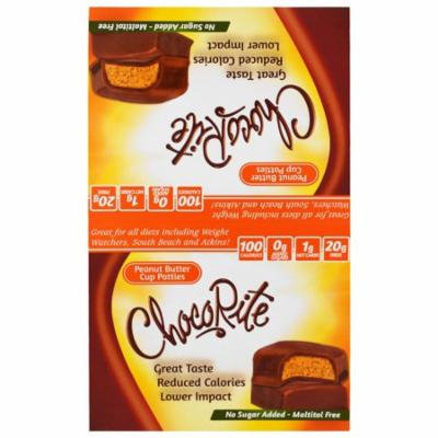 HealthSmart Foods, Inc., ChocoRite, Peanut Butter Cup Patties, 16 Packs, 1.27 oz Each(pack of 3)