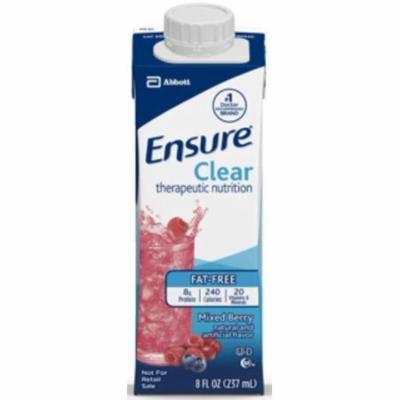 Ensure Clear Ready-to-Drink Mixed Berry, Institutional, 8 oz, Brik Pak Case of 24