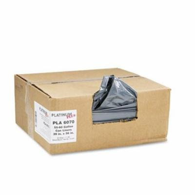 Can Liner, Super Hexene Resin 55-60gal, 1.55mil, 39 x 56, 50/Carton, Sold as 1 Carton
