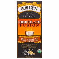 The Tea Room, Creme Brulee, Organic Chocolate Fusion, Milk Chocolate, 1.8 oz(pack of 12)