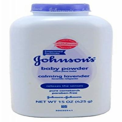 Johnsons Baby Powder Calming Lavender 15 Ounce (443ml) (3 Pack)