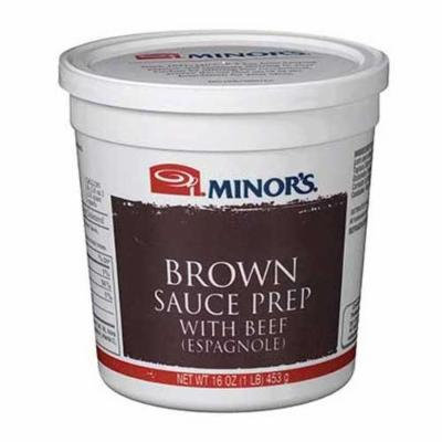 Nestle Minors Brown Sauce Prepared with Beef Base, 1 Pound -- 12 per case.