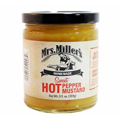 Mrs. Millers Hot Pepper Mustard 9.5 Oz. (3 Jars)