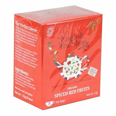 English Tea Shop - Spiced Red Fruits - 8 Tea Bags - 12g (Case of 12)