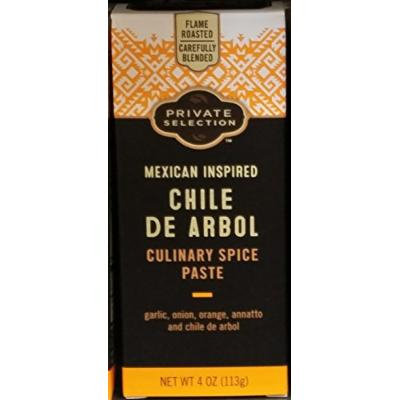 Private Selection Chile de Arbol Culinary Spice Paste 4 oz (Pack of 3)