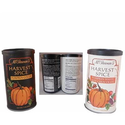 McSteven's Harvest Spice Pumpkin White Chocolate and Pumpkin Cocoa Mixes (2-7oz tins)