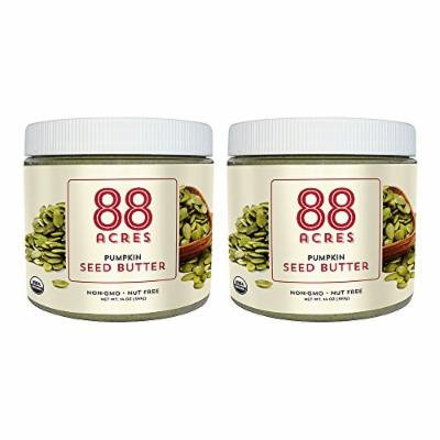 88 Acres, Organic Pumpkin Seed Butter, 14 Ounce, 2 Pack