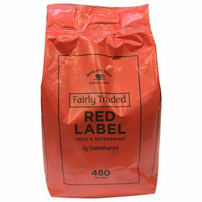Sainsbury's Red Label Black Tea 480 Teabags , Fairly Traded Tea from England