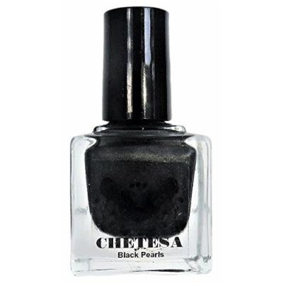 CHETESA Gems Collector Nail Lacquer, Non-Toxic, Black Pearls, 0.50 oz.