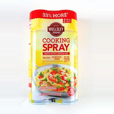 Wellsley Farms Cooking Spray, 2 ct./16 oz. (pack of 6)