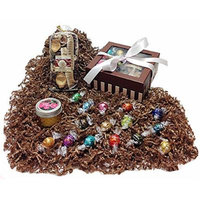 Autumn Gift Box - Lindt Lindor Gourmet Chocolate Truffles, Potpourri & Candle (TE)