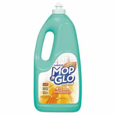 MOP & GLO Triple Action Floor Cleaner, 64 oz Bottles - Includes six per case.