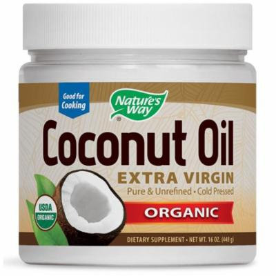 Nature's Way, Organic Coconut Oil, Extra Virgin, 16 oz (pack of 1)