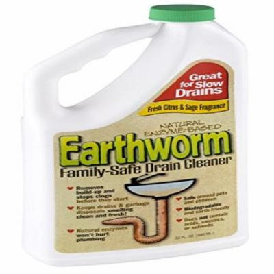Earthworm Family Safe Drain Cleaner 32 oz. (Pack of 6)