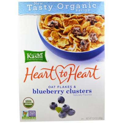 Kashi, Heart to Heart, Oat Flakes & Blueberry Clusters, 13.4 oz (pack of 3)