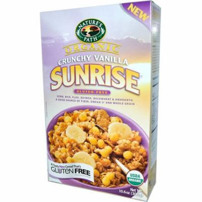 Nature's Path, Organic, Sunrise Crunchy Vanilla Cereal, Gluten Free, 10.6 oz (pack of 6)