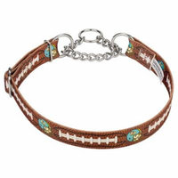 Country Brook Petz™ Football with Jack Half Check Dog Collar Limited Edition
