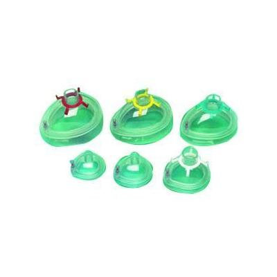 Pediatric Toddler Sure Seal Face Mask ''22 mm, Yellow, 1 Count''