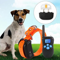 Walfront 100% Waterproof and Rechargeable Dog Shock Collar 330 yd Remote Dog Training Collar with Beep/Vibrating/Shock Electric E-collar