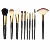 IFair Mall Makeup Brush Set Pouch Bag Face Powder Brush Makeup Brush Kit 10 PCS SPTE