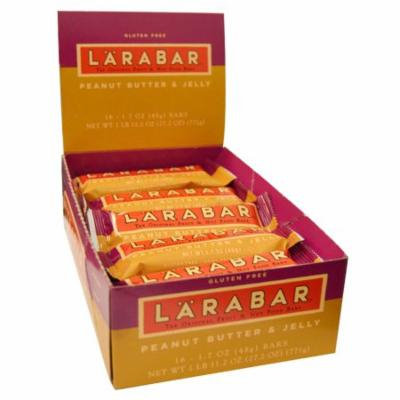 Larabar, Peanut Butter & Jelly, 16 Bars, 1.7 oz (48 g) Each(pack of 4)