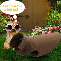 Camel Warm Double-Sided Polar Fleece Dog Coat Puppy Jacket Autumn Winter Dog Clothes Dog Coat