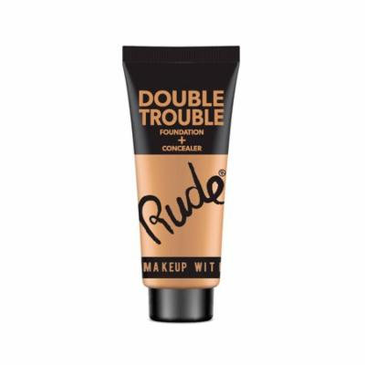 RUDE Double Trouble Foundation + Concealer - Cocoa