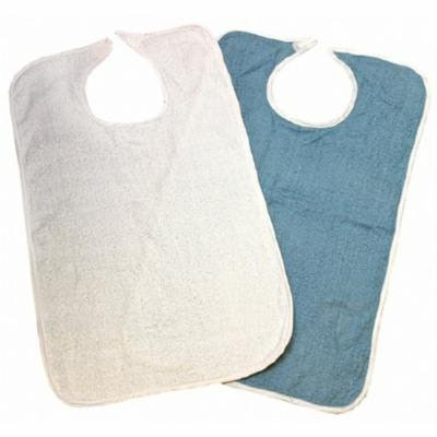 Beck's Classic Bib Hook and Loop Closure, Reusable, Terry Cloth, Dozen of 12