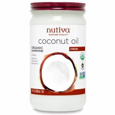 Nutiva, Organic Coconut Oil, Virgin, 23 fl oz (pack of 3)