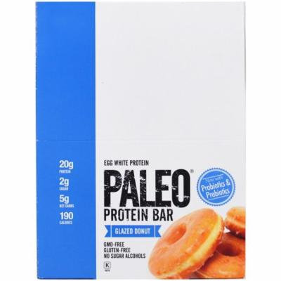 The Julian Bakery, Paleo Protein Bar, Glazed Donut, 12 Bars, 2.12 oz (60 g) Each(pack of 2)