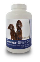 Healthy Breeds 840235141563 Irish Setter Omega-3 Fish Oil Softgels 180 Count