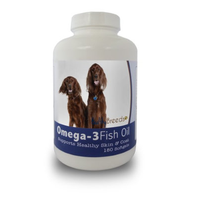 Healthy Breeds 840235141563 Irish Setter Omega-3 Fish Oil Softgels 180 Count