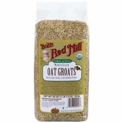 Bob's Red Mill, Organic Whole Grain Oat Groats, 29 oz (pack of 12)