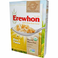 Erewhon, Honey Rice Twice Cereal, 10 oz (pack of 12)