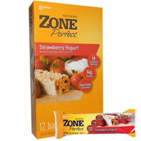 ZonePerfect, Nutrition Bars, Strawberry Yogurt, 12 Bars, 1.76 oz (50 g) Each(pack of 1)